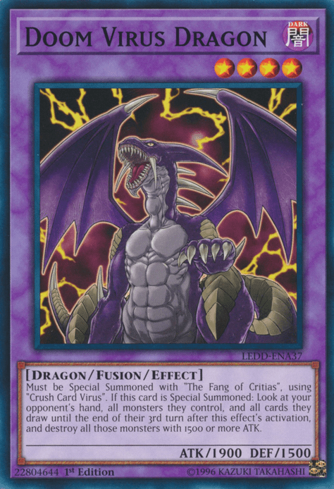 Doom Virus Dragon [LEDD-ENA37] Common - POKÉ JEUX