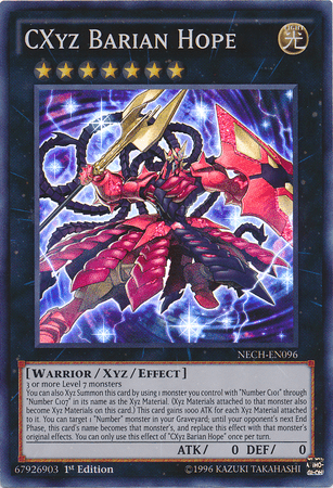 CXyz Barian Hope [NECH-EN096] Super Rare - POKÉ JEUX