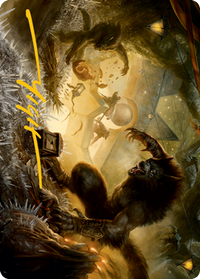 Storm the Festival Art Card (Gold-Stamped Signature) [Innistrad: Midnight Hunt Art Series]
