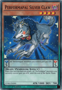 Performapal Silver Claw [CORE-EN090] Common - POKÉ JEUX