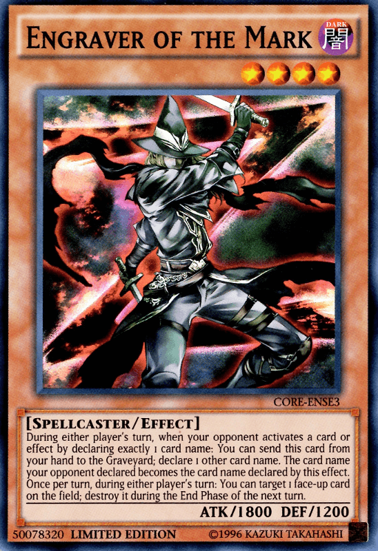 Engraver of the Mark [CORE-ENSE3] Super Rare - POKÉ JEUX