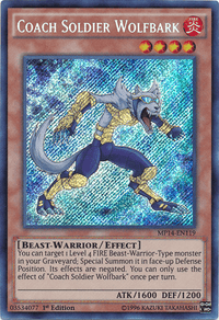 Coach Soldier Wolfbark [MP14-EN119] Secret Rare - POKÉ JEUX