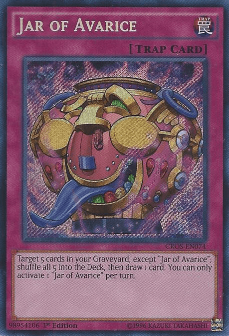 Jar of Avarice [CROS-EN074] Secret Rare - POKÉ JEUX