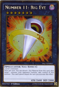 Number 11: Big Eye [PGL3-EN063] Gold Rare - POKÉ JEUX