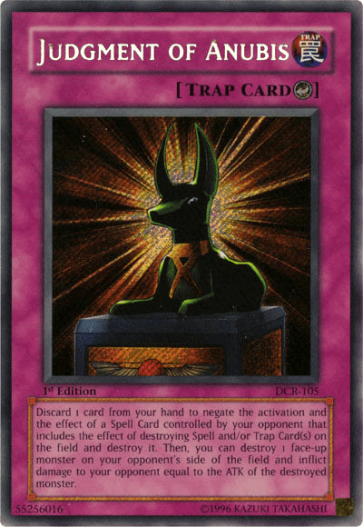 Judgment of Anubis [DCR-105] Secret Rare - POKÉ JEUX