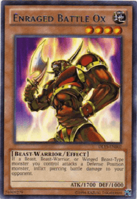 Enraged Battle Ox (Blue) [DL15-EN002] Rare - POKÉ JEUX