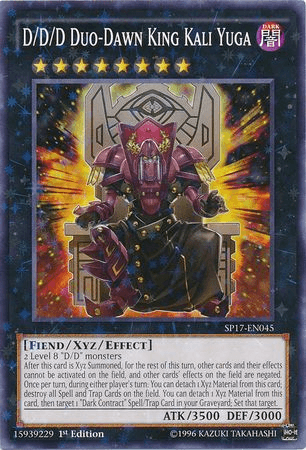 D/D/D Duo-Dawn King Kali Yuga [SP17-EN045] Starfoil Rare - POKÉ JEUX