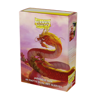 Dragon Shield : pochettes artistiques japonaises de 60 carats – Année du dragon de bois 2024 (double mat) 