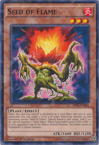 Seed of Flame [BP03-EN052] Shatterfoil Rare - POKÉ JEUX