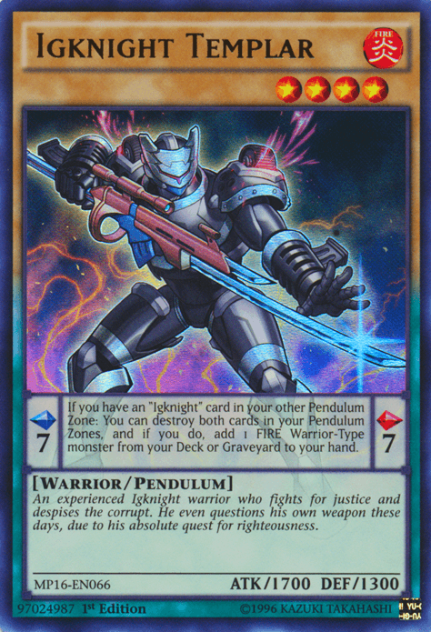 Igknight Templar [MP16-EN066] Ultra Rare - POKÉ JEUX