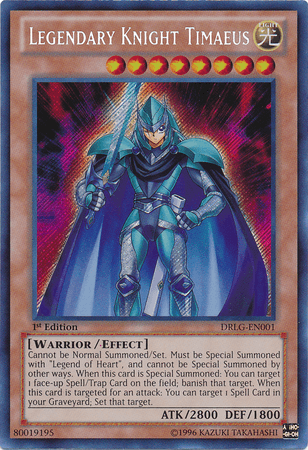 Legendary Knight Timaeus [DRLG-EN001] Secret Rare - POKÉ JEUX