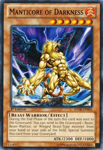 Manticore of Darkness [SDOK-EN005] Common - POKÉ JEUX