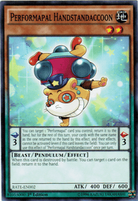 Performapal Handstandaccoon [RATE-EN002] Common - POKÉ JEUX