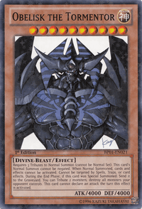 Obelisk the Tormentor [BP01-EN021] Starfoil Rare - POKÉ JEUX