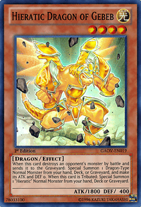 Hieratic Dragon of Gebeb [GAOV-EN019] Super Rare - POKÉ JEUX