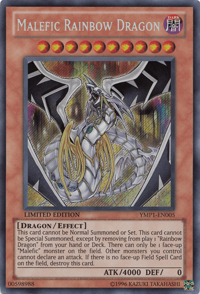 Malefic Rainbow Dragon [YMP1-EN005] Secret Rare - POKÉ JEUX