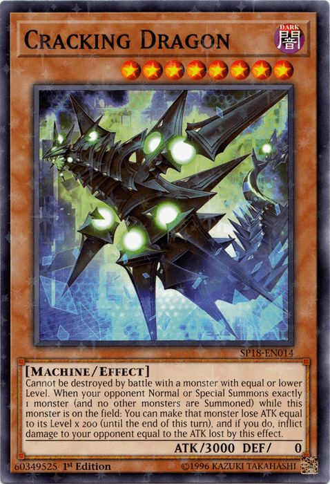 Cracking Dragon [SP18-EN014] Starfoil Rare - POKÉ JEUX