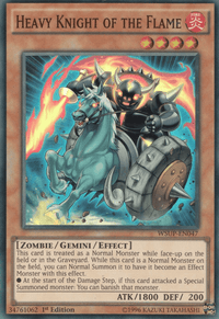 Heavy Knight of the Flame [WSUP-EN047] Super Rare - POKÉ JEUX