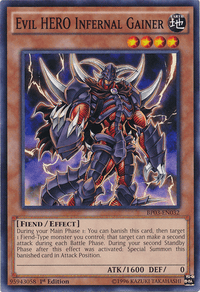 Evil HERO Infernal Gainer [BP03-EN032] Common - POKÉ JEUX