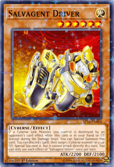 Salvagent Driver [SP18-EN004] Starfoil Rare - POKÉ JEUX