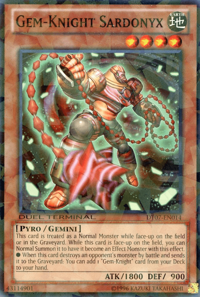 Gem-Knight Sardonyx [DT07-EN014] Common - POKÉ JEUX