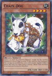 Chain Dog [BP03-EN080] Shatterfoil Rare - POKÉ JEUX