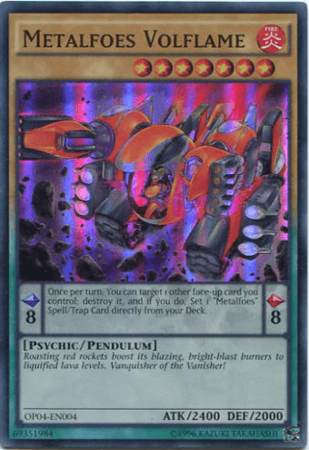 Metalfoes Volflame [OP04-EN004] Super Rare - POKÉ JEUX