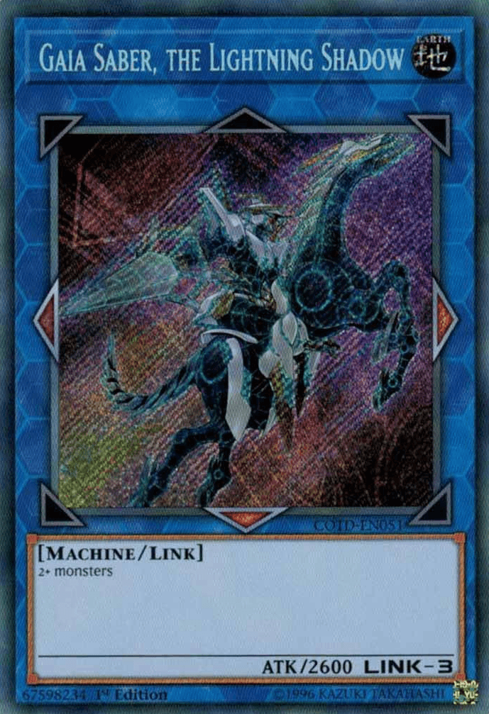 Gaia Saber, the Lightning Shadow [COTD-EN051] Secret Rare - POKÉ JEUX