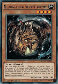 Nefarious Archfiend Eater of Nefariousness [DUEA-EN035] Common - POKÉ JEUX