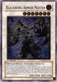 Blackwing Armor Master [CRMS-EN041] Ultimate Rare - POKÉ JEUX