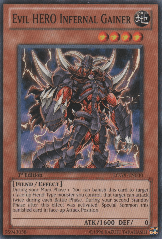 Evil HERO Infernal Gainer [LCGX-EN030] Common - POKÉ JEUX