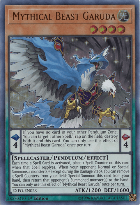 Mythical Beast Garuda [EXFO-EN023] Ultra Rare - POKÉ JEUX