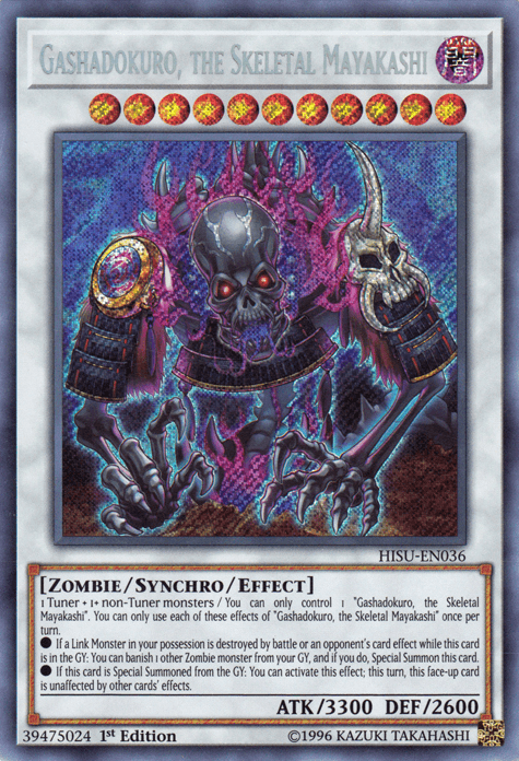 Gashadokuro, the Skeletal Mayakashi [HISU-EN036] Secret Rare - POKÉ JEUX