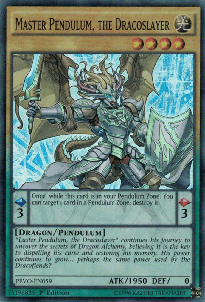 Master Pendulum, the Dracoslayer [PEVO-EN059] Super Rare - POKÉ JEUX