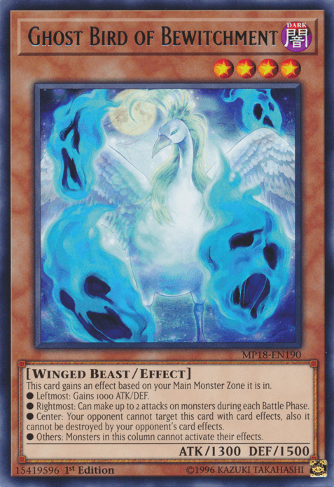 Ghost Bird of Bewitchment [MP18-EN190] Rare - POKÉ JEUX