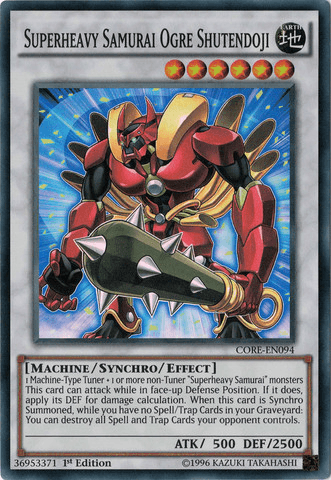 Superheavy Samurai Ogre Shutendoji [CORE-EN094] Super Rare - POKÉ JEUX