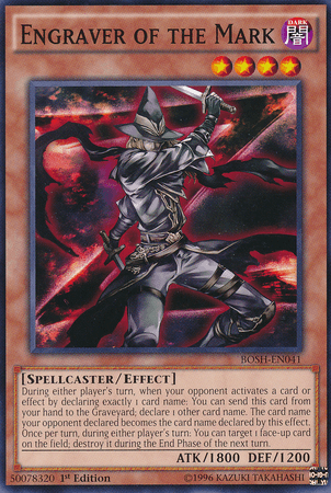 Engraver of the Mark [BOSH-EN041] Common - POKÉ JEUX