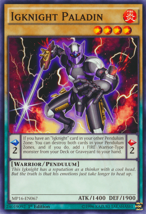 Igknight Paladin [MP16-EN067] Common - POKÉ JEUX