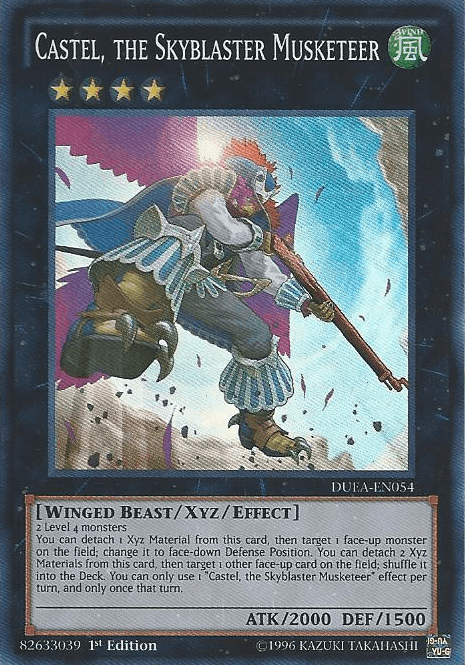 Castel, the Skyblaster Musketeer [DUEA-EN054] Super Rare - POKÉ JEUX
