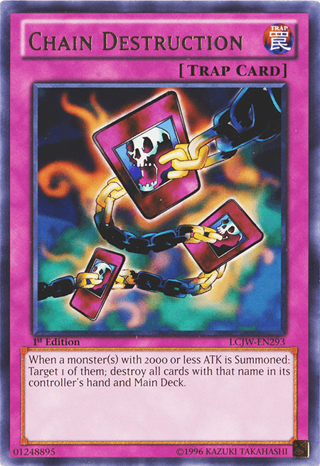 Chain Destruction [LCJW-EN293] Rare - POKÉ JEUX