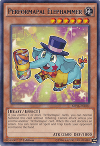 Performapal Elephammer [MP16-EN002] Rare - POKÉ JEUX