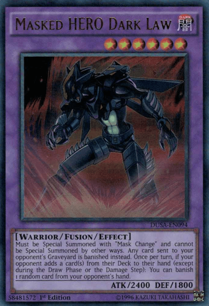 Masked Hero Dark Law [DUSA-EN094] Ultra Rare - POKÉ JEUX