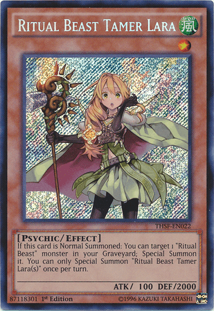 Ritual Beast Tamer Lara [THSF-EN022] Secret Rare - POKÉ JEUX