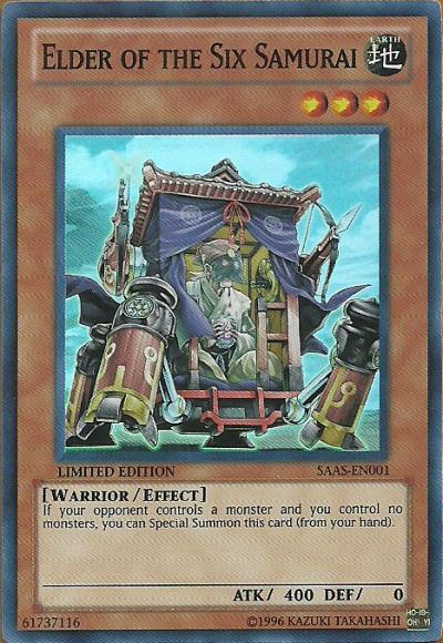 Elder of the Six Samurai [SAAS-EN001] Super Rare - POKÉ JEUX