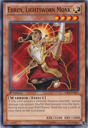 Ehren, Lightsworn Monk [SDLI-EN011] Common - POKÉ JEUX