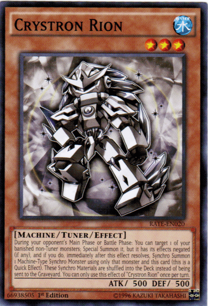 Crystron Rion [RATE-EN020] Common - POKÉ JEUX