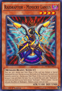 Raidraptor - Mimicry Lanius [MP16-EN015] Common - POKÉ JEUX
