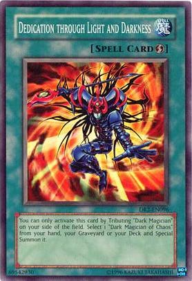 Dedication through Light and Darkness [DR2-EN096] Super Rare - POKÉ JEUX