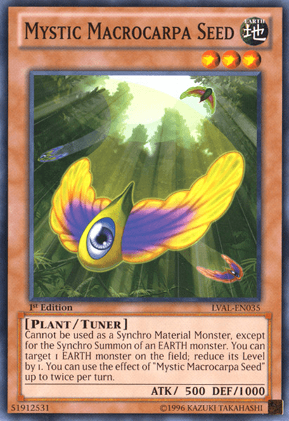 Mystic Macrocarpa Seed [LVAL-EN035] Common - POKÉ JEUX