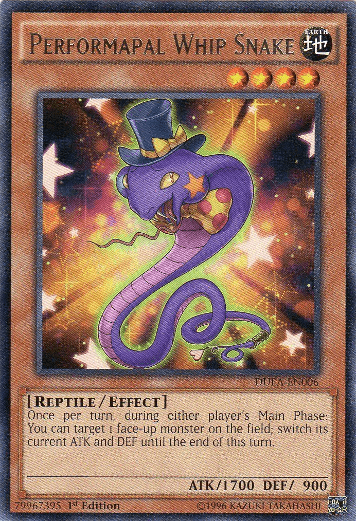 Performapal Whip Snake [DUEA-EN006] Rare - POKÉ JEUX